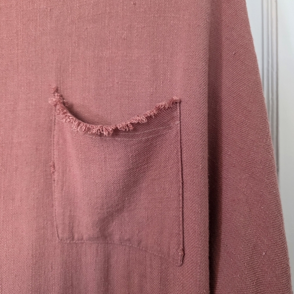 Umgee USA Linen Blend A-Line Dress – Size 2XL – Rose Clay - Picture 2 of 7